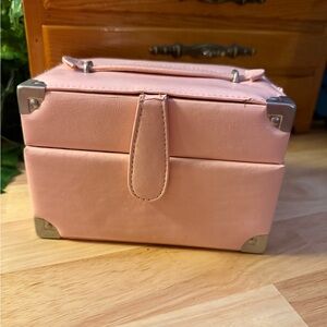 ERIN by Erin Fetherston Pink Travel Jewelry Case Butterfly Lining